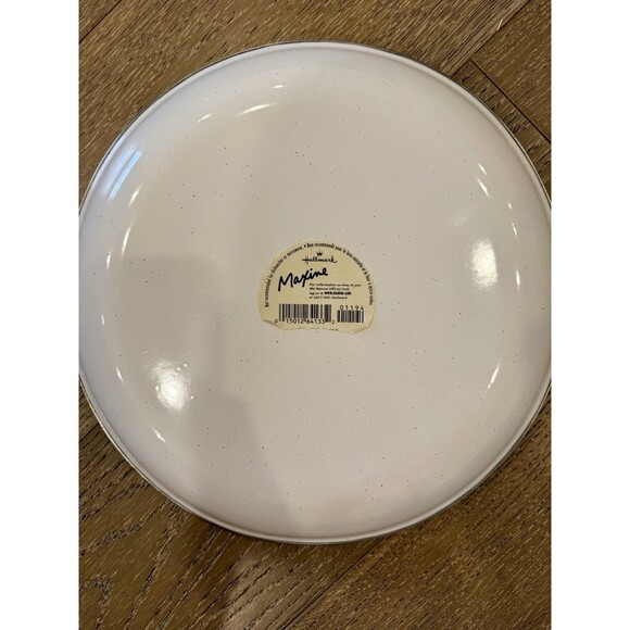 Vintage Funny Maxine Christmas Cookies Holiday Deep Serving Plate Enameled 12” - Picture 3 of 3